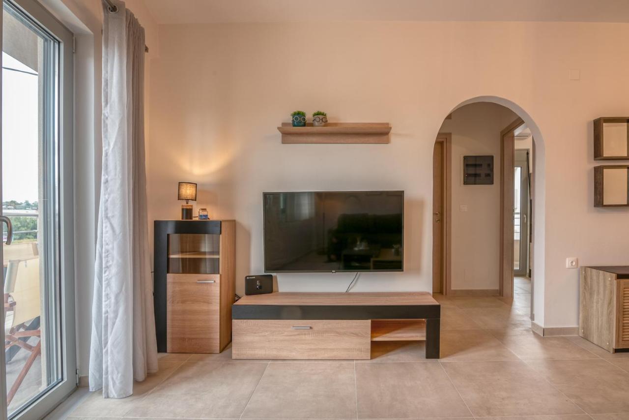 Apartamento Romanza Kavros Paralia Kourna Exterior foto