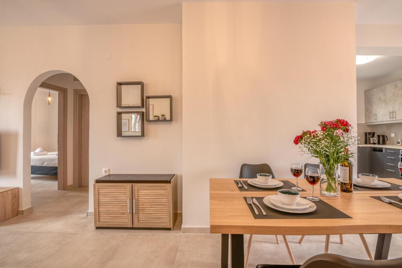 Apartamento Romanza Kavros Paralia Kourna Exterior foto