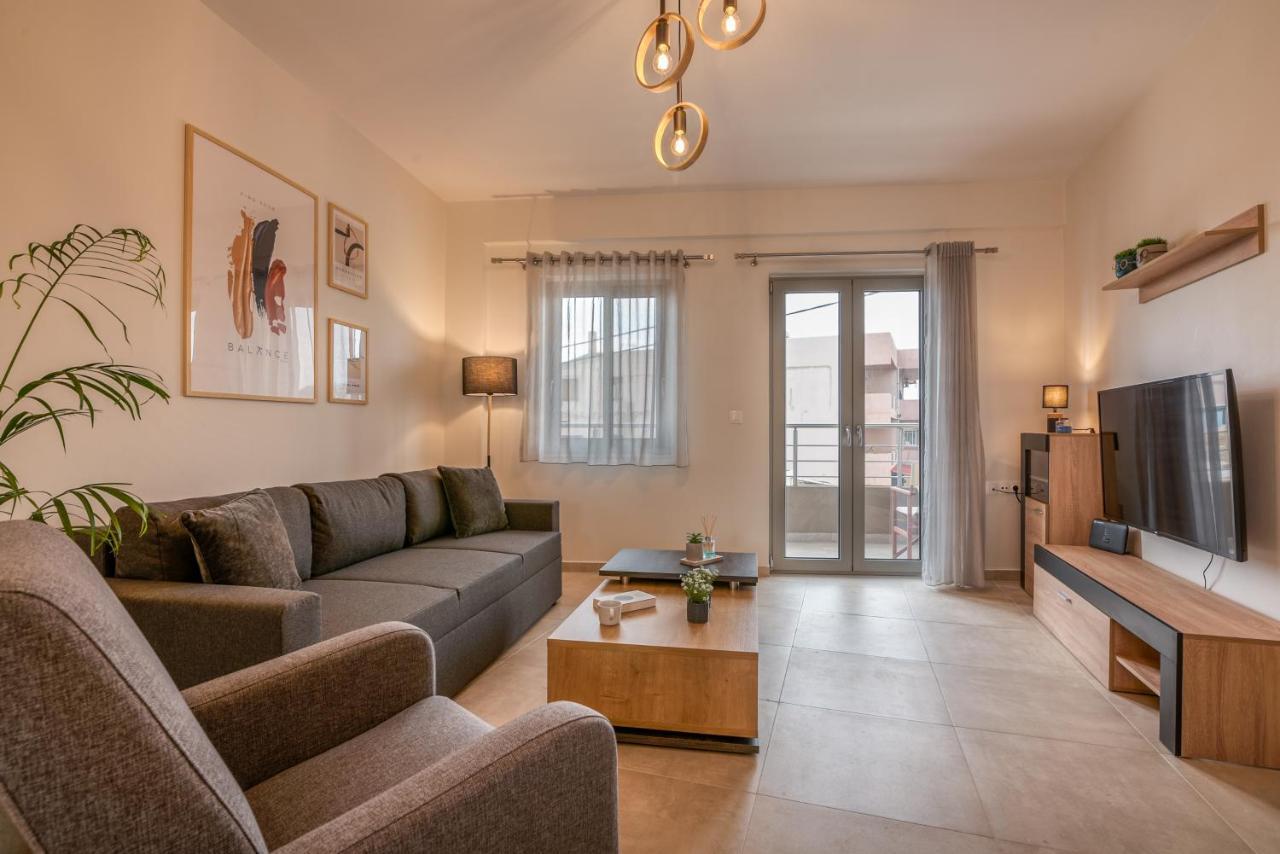 Apartamento Romanza Kavros Paralia Kourna Exterior foto
